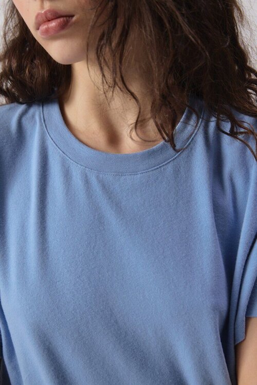 American Vintage Blauw T-shirt