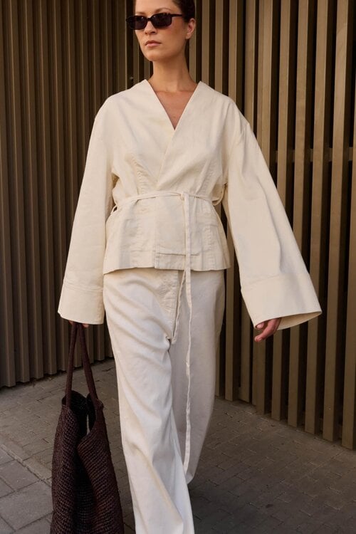 Club L'avenir Off White Pantalon