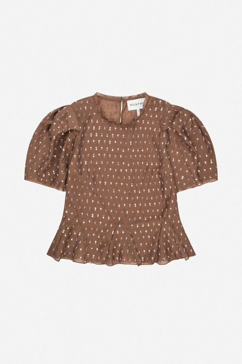 Munthe Bruine Brown Blouse