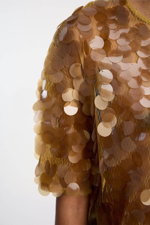 Munthe Gouden Belmira Top