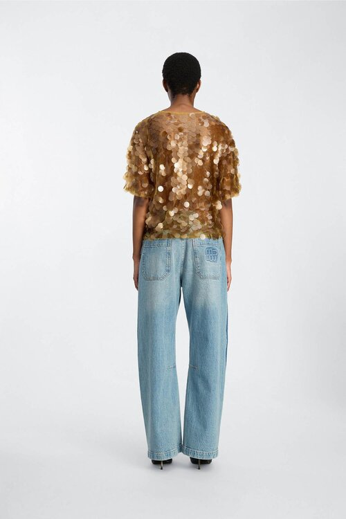 Munthe Gouden Belmira Top