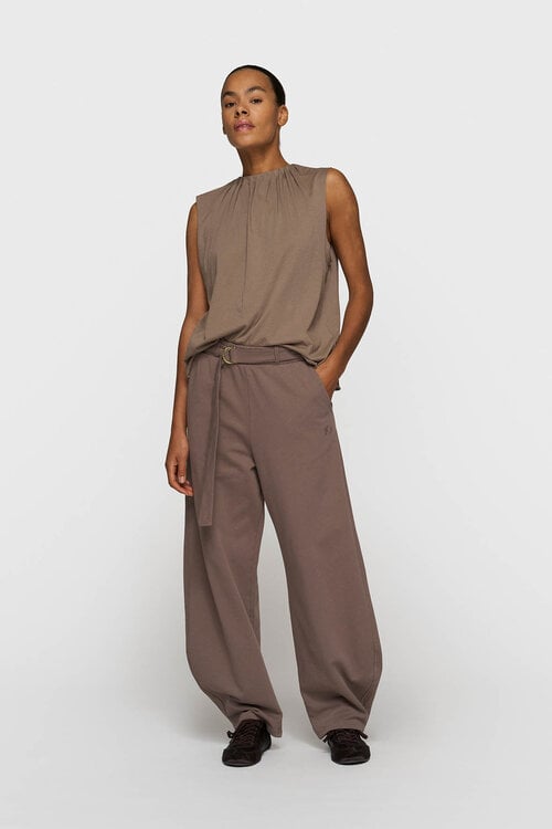 10Days moonrock pleated top jersey