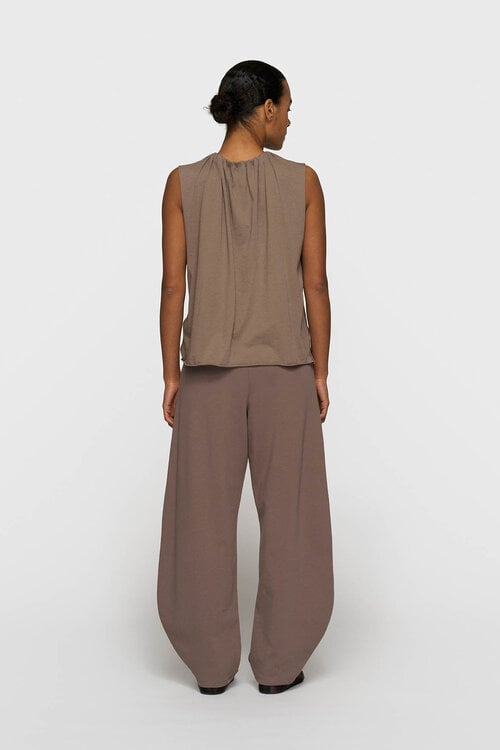 10Days moonrock pleated top jersey