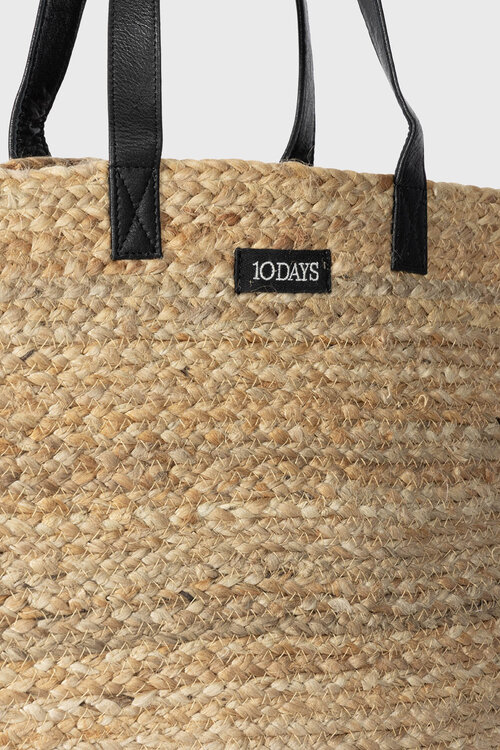 10Days White jute beach bag