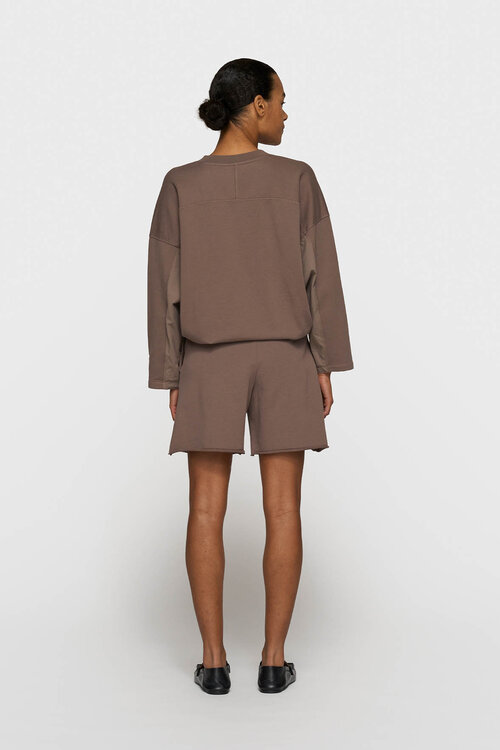 10Days moonrock belted shorts fleece