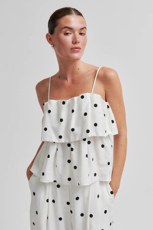 Second Female Off White Salliy Top