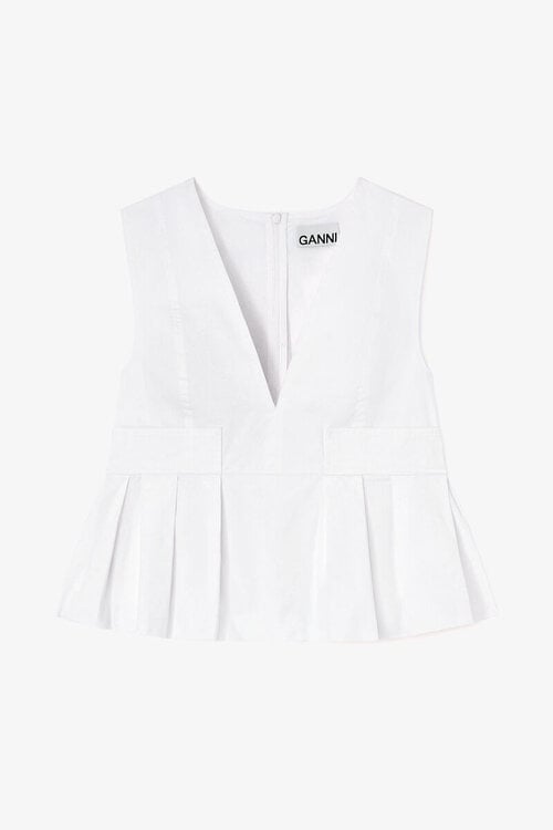 Ganni Witte Blouse