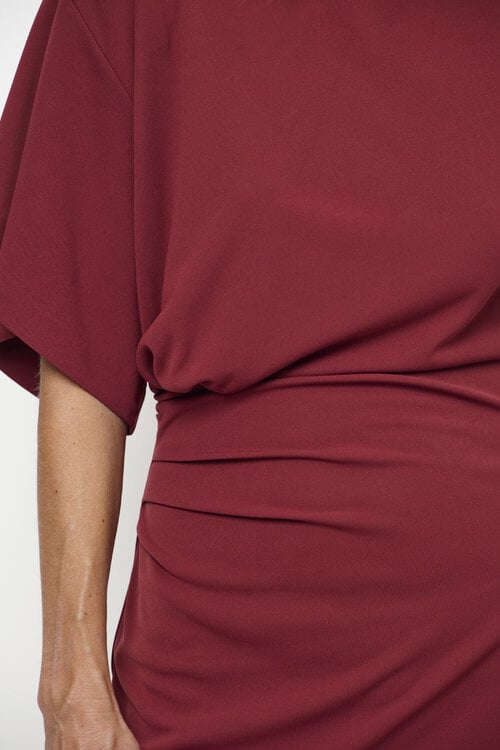 Dante 6 Bordeaux Alili Asymmetrical Dress