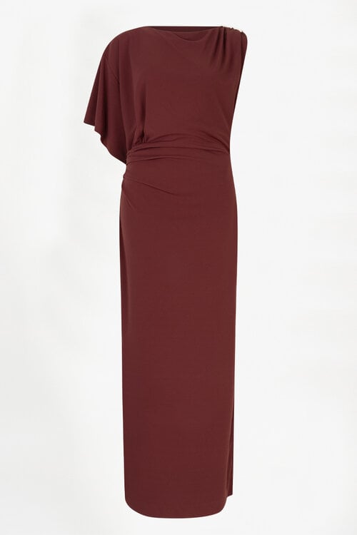 Dante 6 Bordeaux Alili Asymmetrical Dress