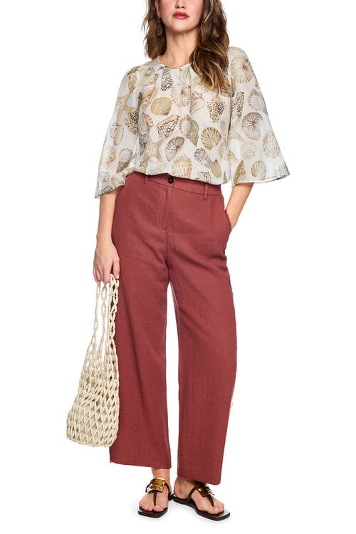 Marc Cain Rood Pantalon