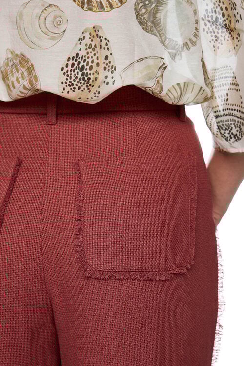 Marc Cain Rood Pantalon