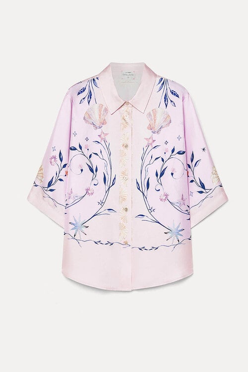 Forte_Forte Lichtroze Blouse