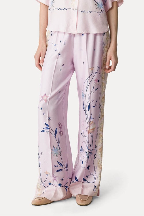 Forte_Forte Lichtroze Pantalon