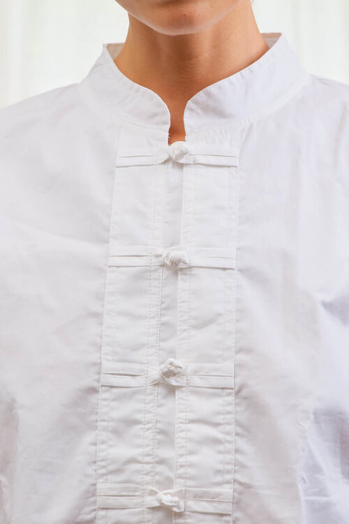 Sea Me Happy White Blouse