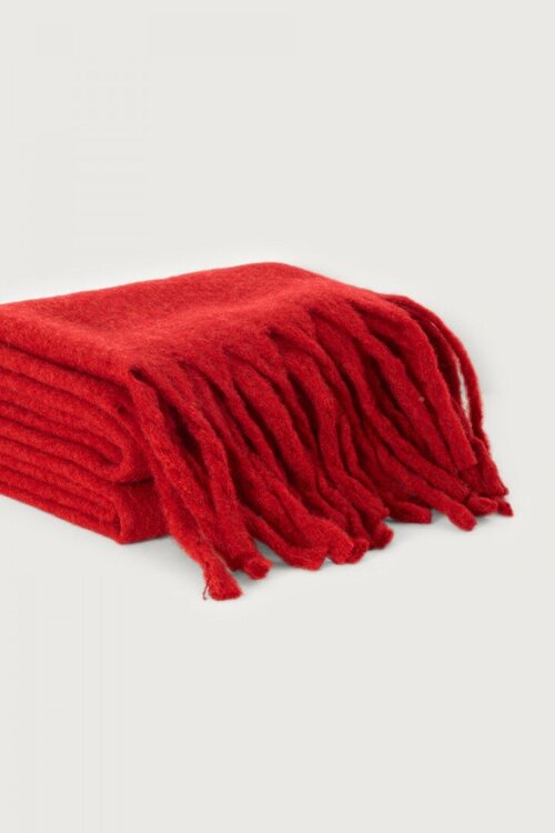 American Vintage Rood Gebreide Sjaal