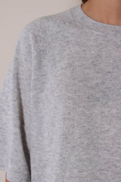 Absolut Cashmere Grey Leana trui