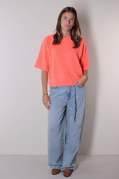 Absolut Cashmere Orange Leana trui