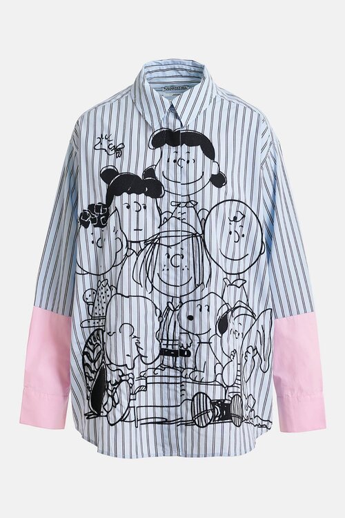 Essentiel Antwerp Blauw Embroidered Family Shirt
