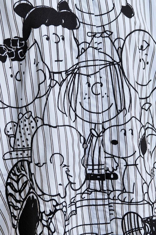 Essentiel Antwerp Blauw Embroidered Family Shirt