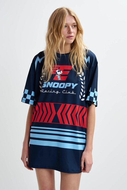 Essentiel Antwerp Donkerblauwe Oversized T-shirt
