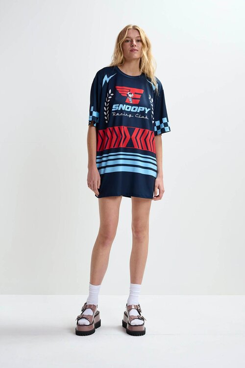 Essentiel Antwerp Donkerblauwe Oversized T-shirt