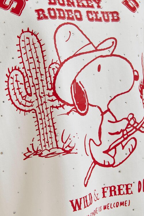 Essentiel Antwerp Wit Rhinestones T-Shirt