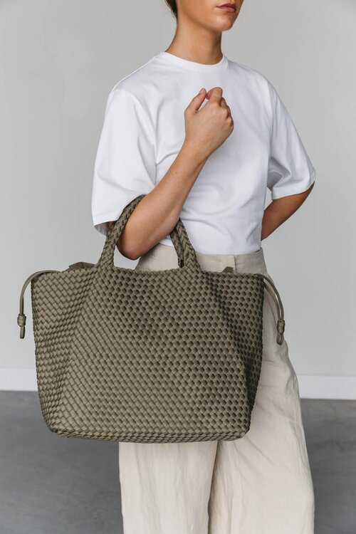 Marrea Tassen Kaki Neopreen Tas