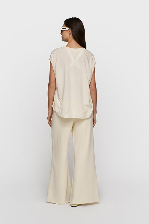 10Days Vanilla v-neck top viscose