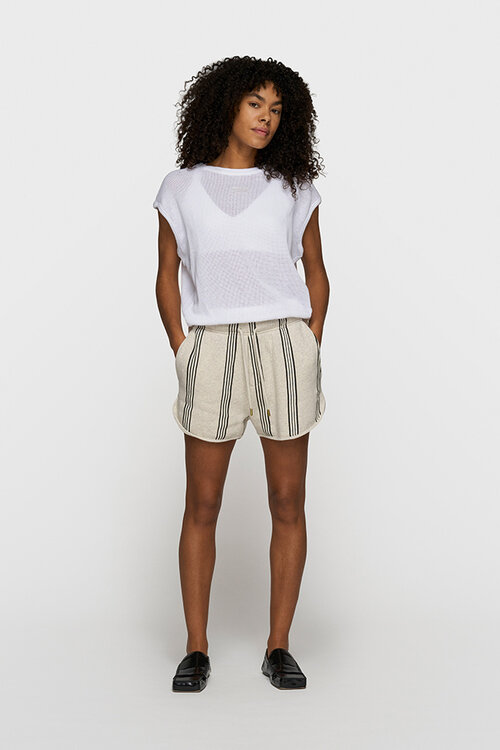 10Days White balloon top mesh