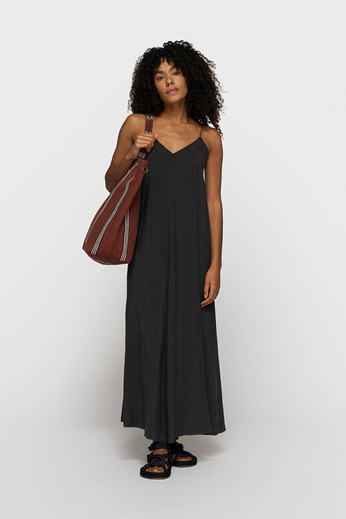 10Days Black strappy dress modal
