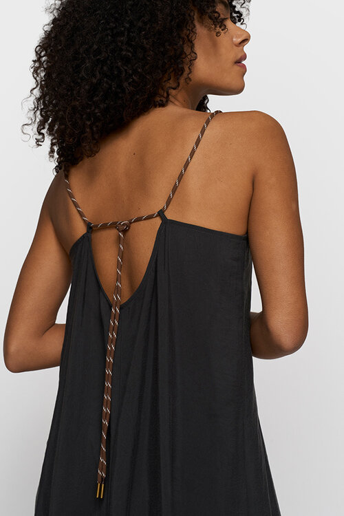 10Days Black strappy dress modal