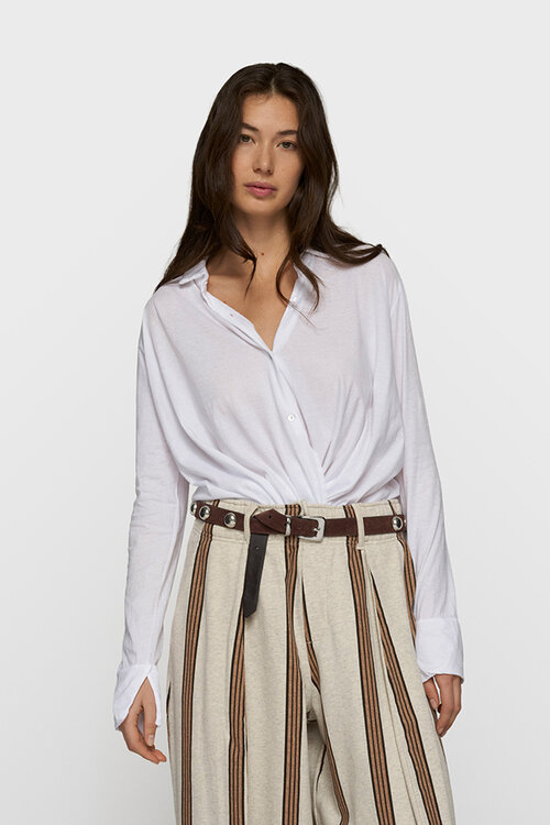 10Days White wrap blouse