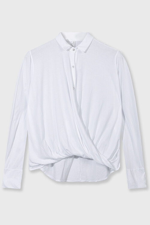 10Days White wrap blouse