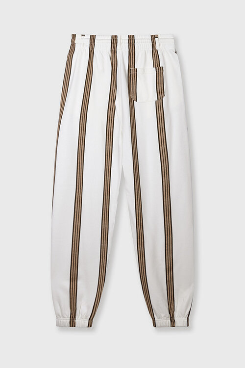 10Days Ecru mid jogger stripes