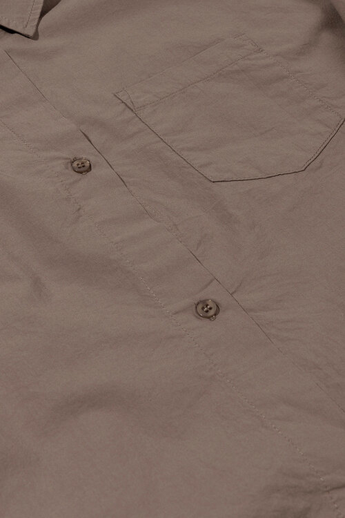 10Days moonrock cropped shirt poplin