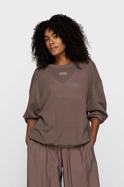 10Days moonrock sweater mesh