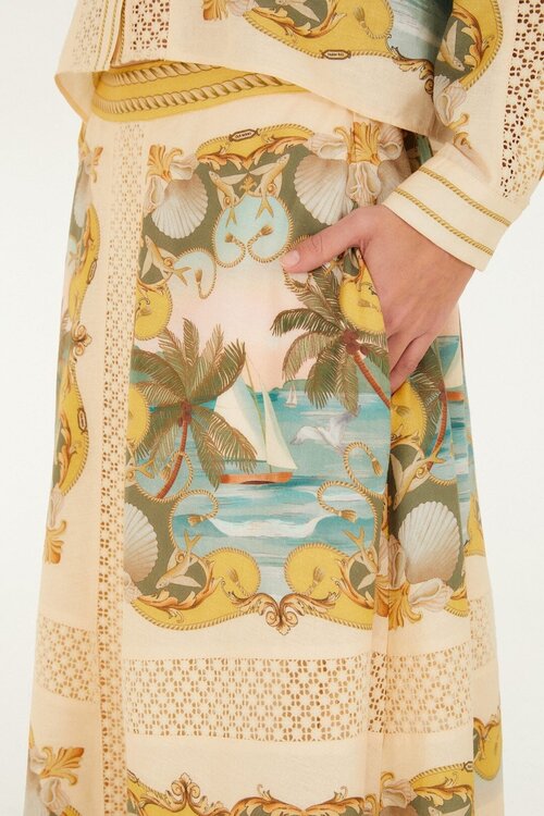 Farm Rio Diverse kleuren Midi Skirt