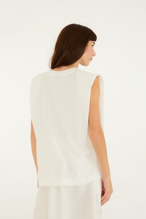 Farm Rio Off White Tank Top