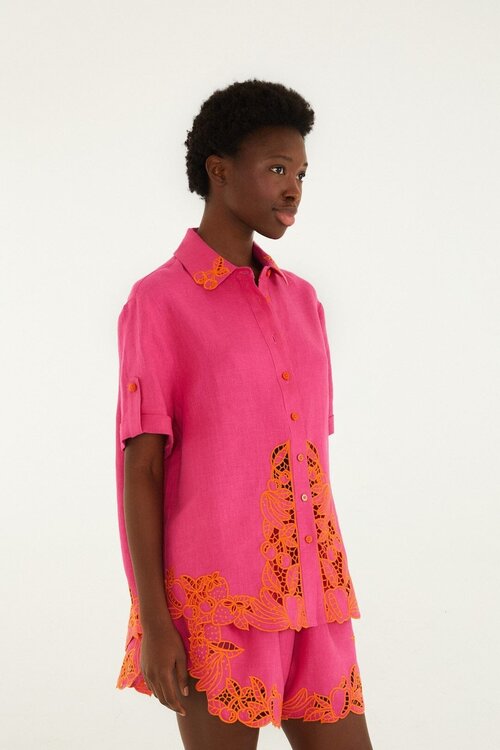 Farm Rio Pink Blouse