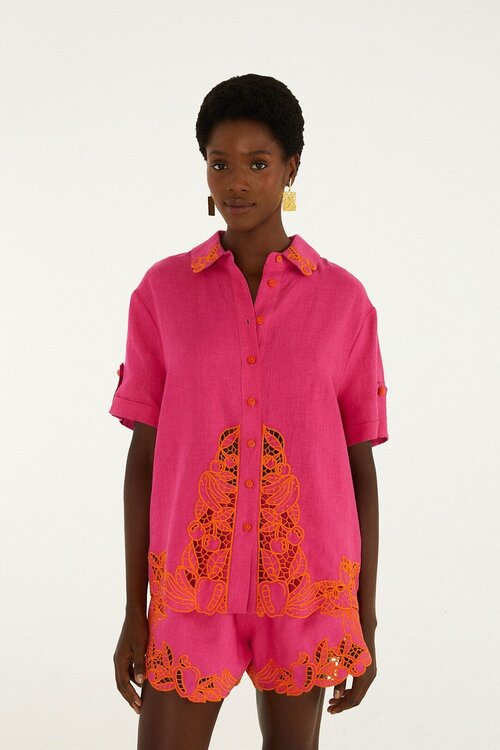 Farm Rio Pink Blouse