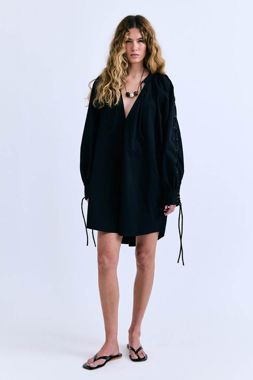 Love Stories Black Mini Dress