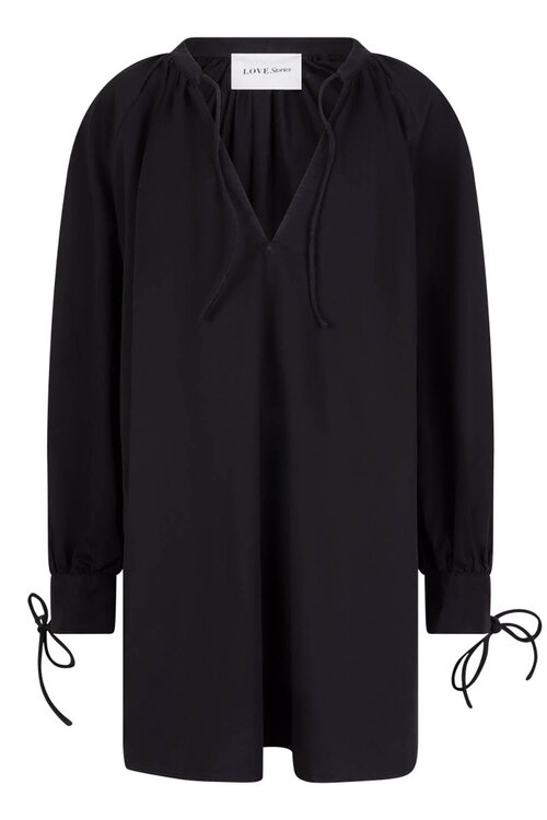 Love Stories Black Mini Dress