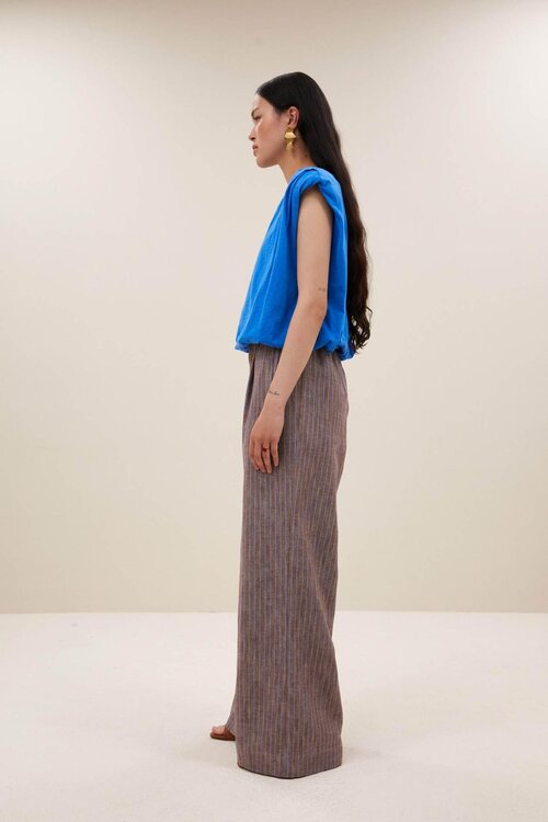 By Bar Bruine Benji Melange Stripe Pants