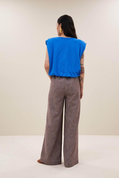 By Bar Bruine Benji Melange Stripe Pants