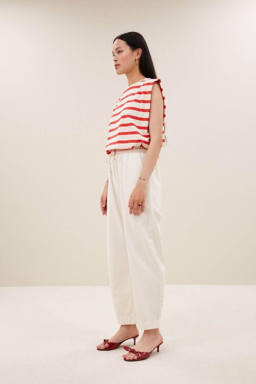 By Bar Rode Diede Stripe Top
