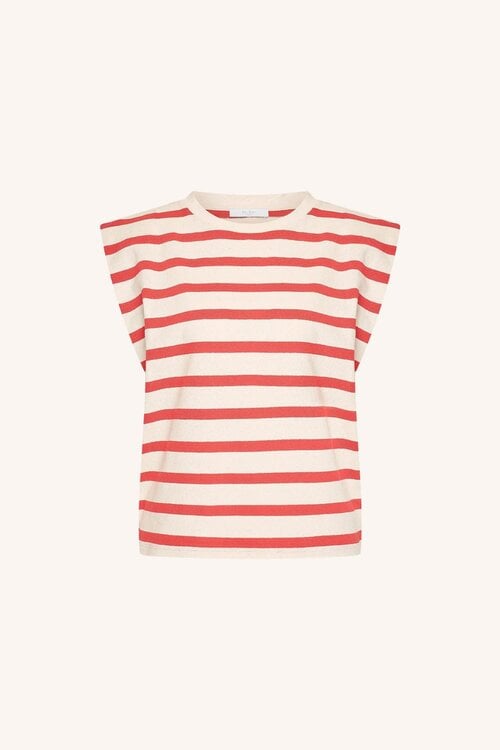 By Bar Rode Diede Stripe Top
