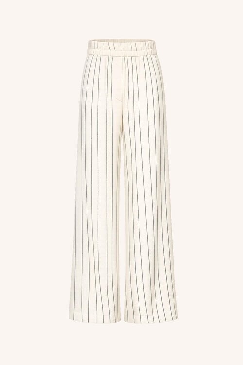 By Bar Creme Benji Pinstripe Pants