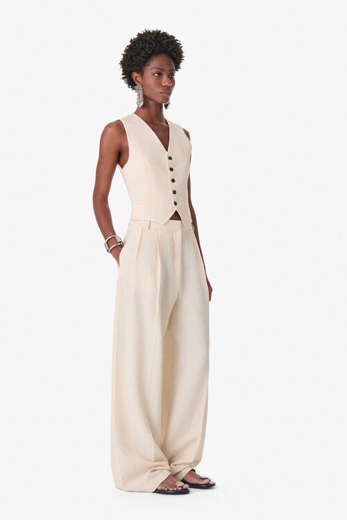 IRO Creme Pantalon