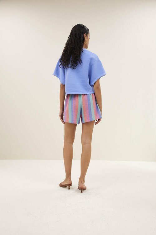 By Bar Lichtblauwe Suki Sweat Top