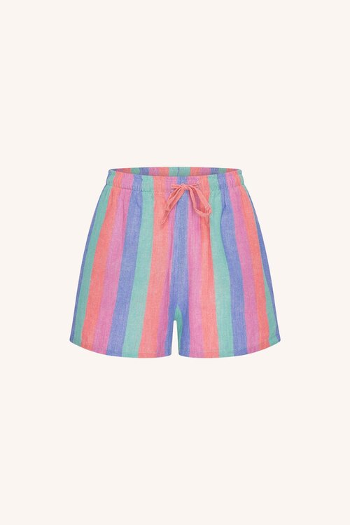 By Bar Diverse kleuren Isa Rainbow Shorts